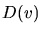 $D(v)$