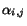 $\alpha_{i,j}$
