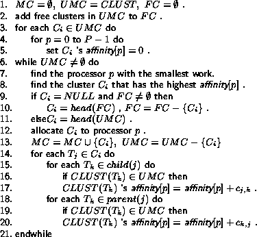 \begin{figure}
{\sf\begin{tabbing}
\hspace{0.5cm}\=\hspace{.5cm}\=\hspace{.5cm}\...
...$ {\em affinity}$[p]+c_{k,j}$ . \\
{21.}\> endwhile
\end{tabbing}}
\end{figure}